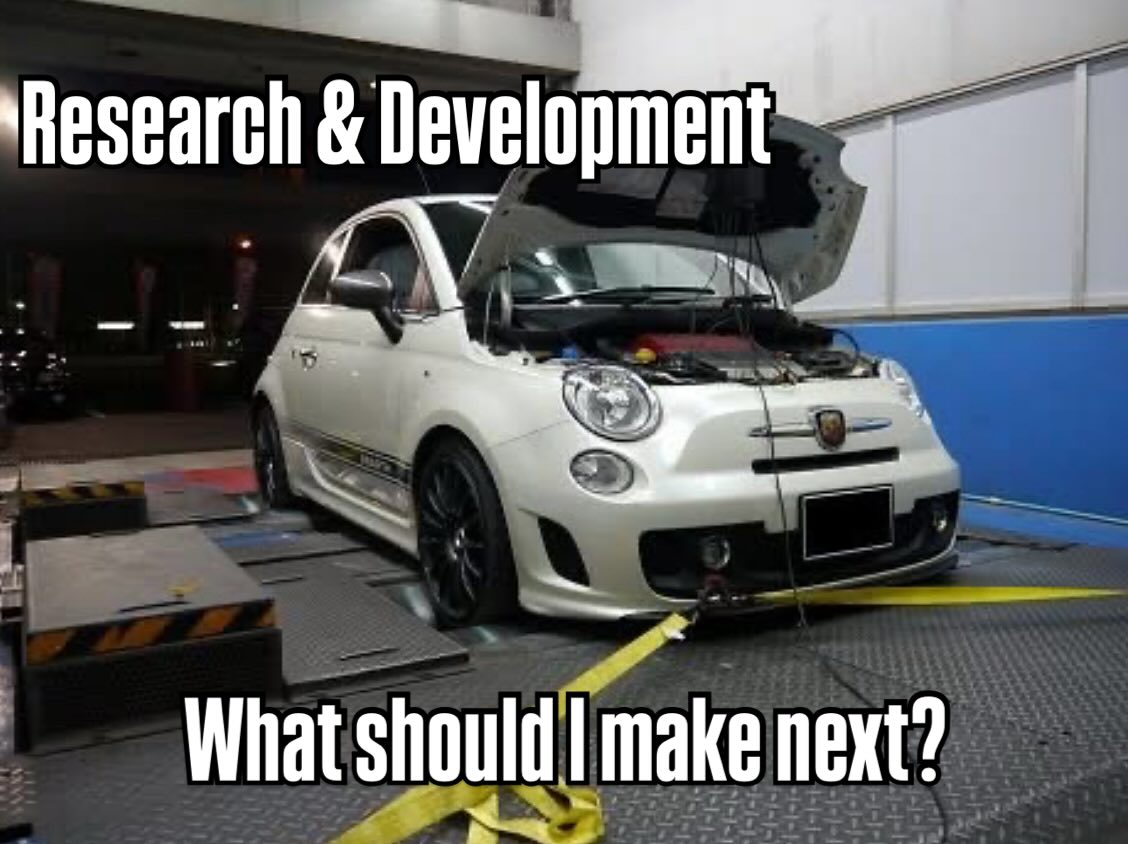 数年前に企画、開発した製品が継続して売れています。マーケットを盛り上げる為にNew Itemを考えたいと思います🧐❗️

A product that was planned and developed several years ago continues to sell well. I would like to think of a new item to boost the market.

#abarth #abarth500 #abarth595 #abarth595competizione #abarth695 #products #development #research #製品企画 #製品開発 #新製品を考える #何を作ろうかな